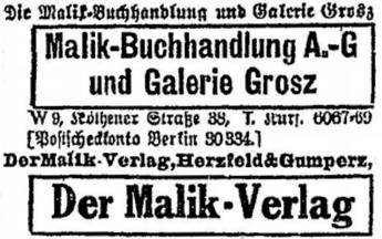 Eintrag im Berliner Adressbuch, 1924. Landesarchiv Berlin, Bibliothek