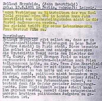 Aus dem Protokoll der 31. Sitzung der Zentralen Parteikontrollkommission der SED, Berlin (Ost), 1951. Foto: Bundesarchiv Berlin, DY 30/71318